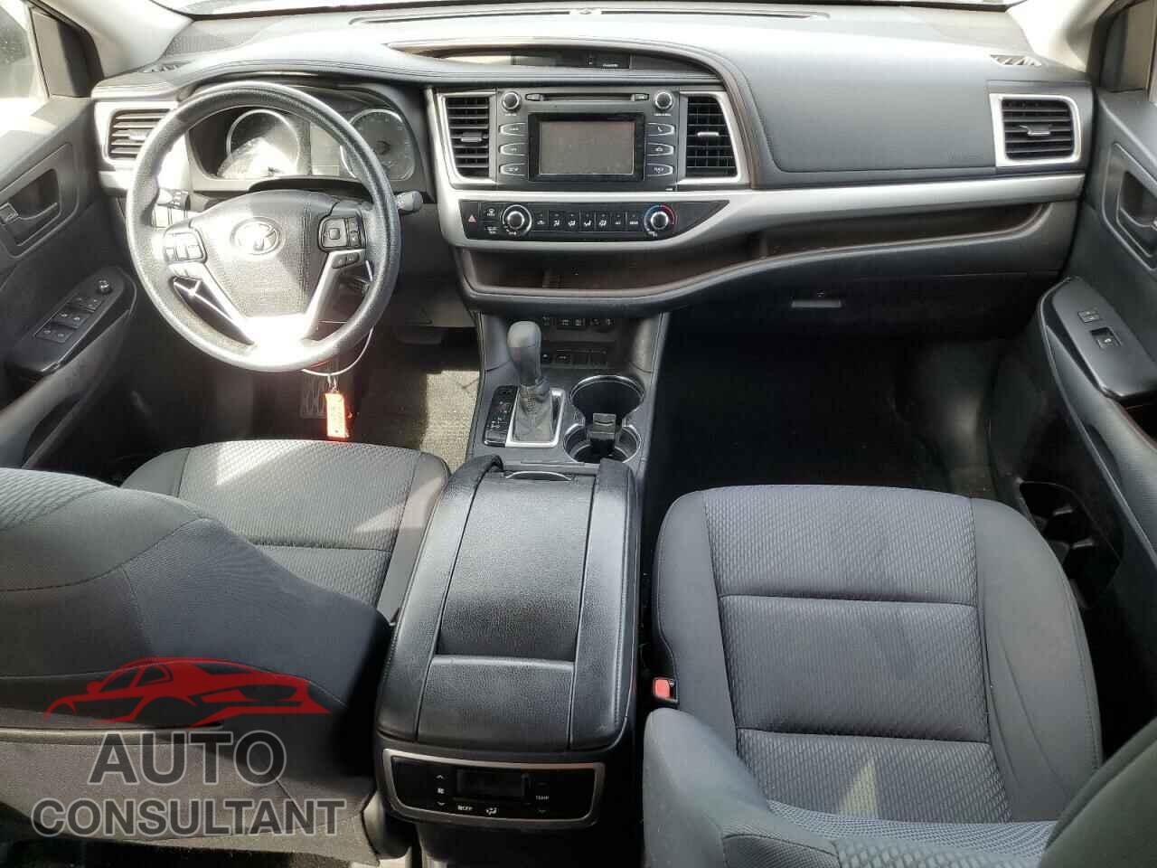 TOYOTA HIGHLANDER 2017 - 5TDZZRFH4HS207496