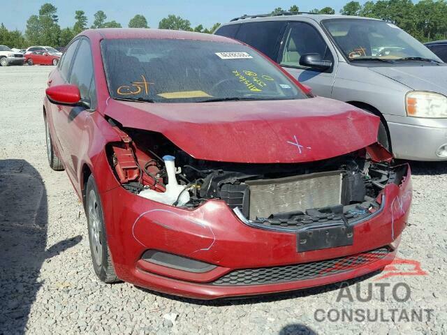 KIA FORTE 2016 - KNAFK4A61G5508390