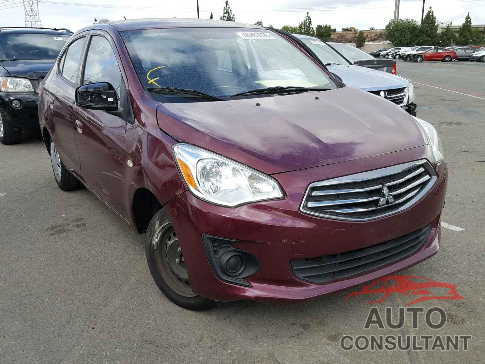 MITSUBISHI MIRAGE 2017 - ML32F3FJ7HHF09286