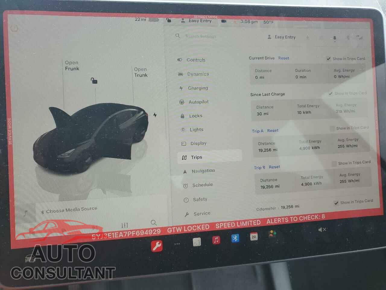 TESLA MODEL 3 2023 - 5YJ3E1EA7PF694929