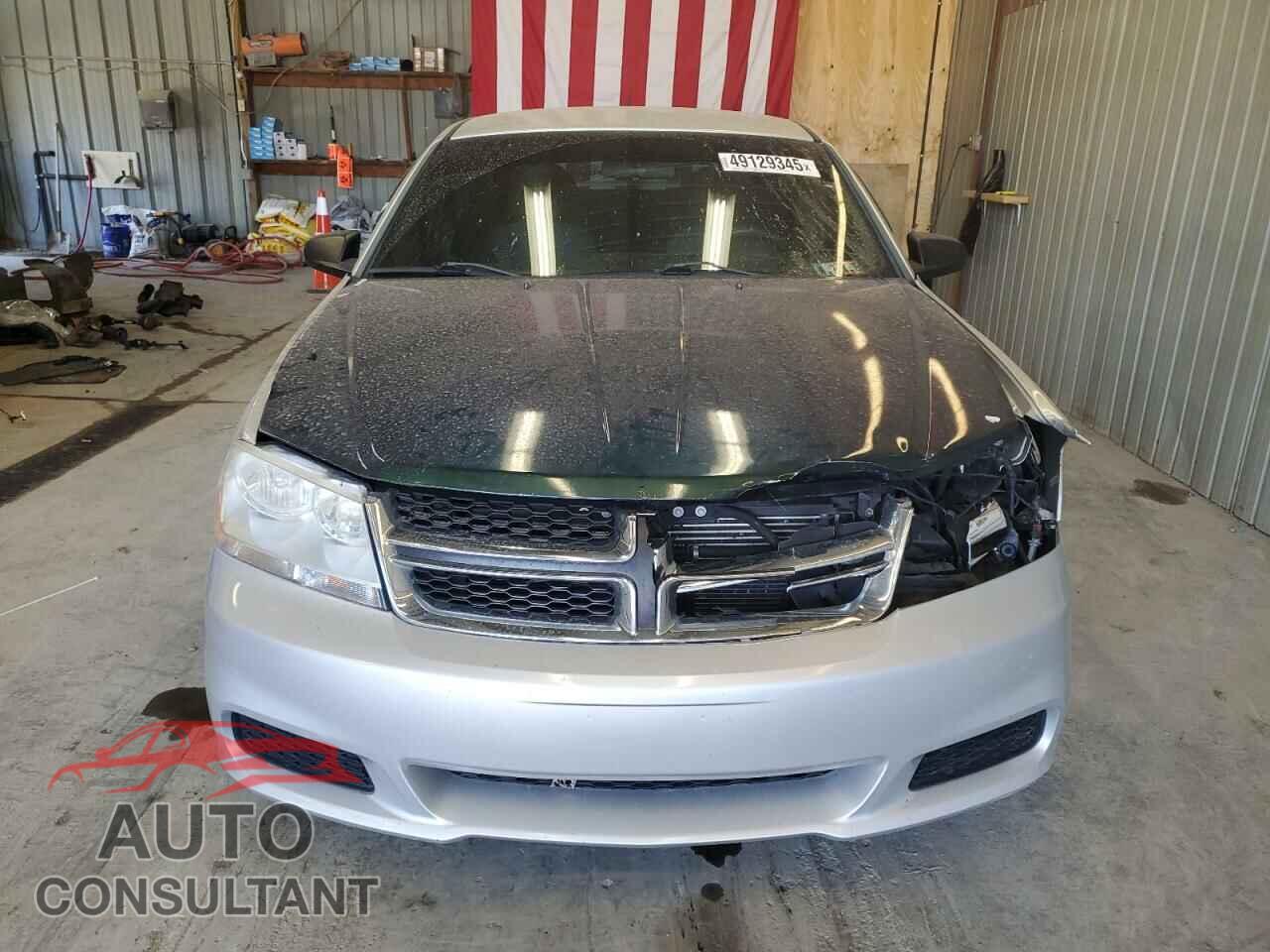 DODGE AVENGER 2012 - 1C3CDZAG8CN291344