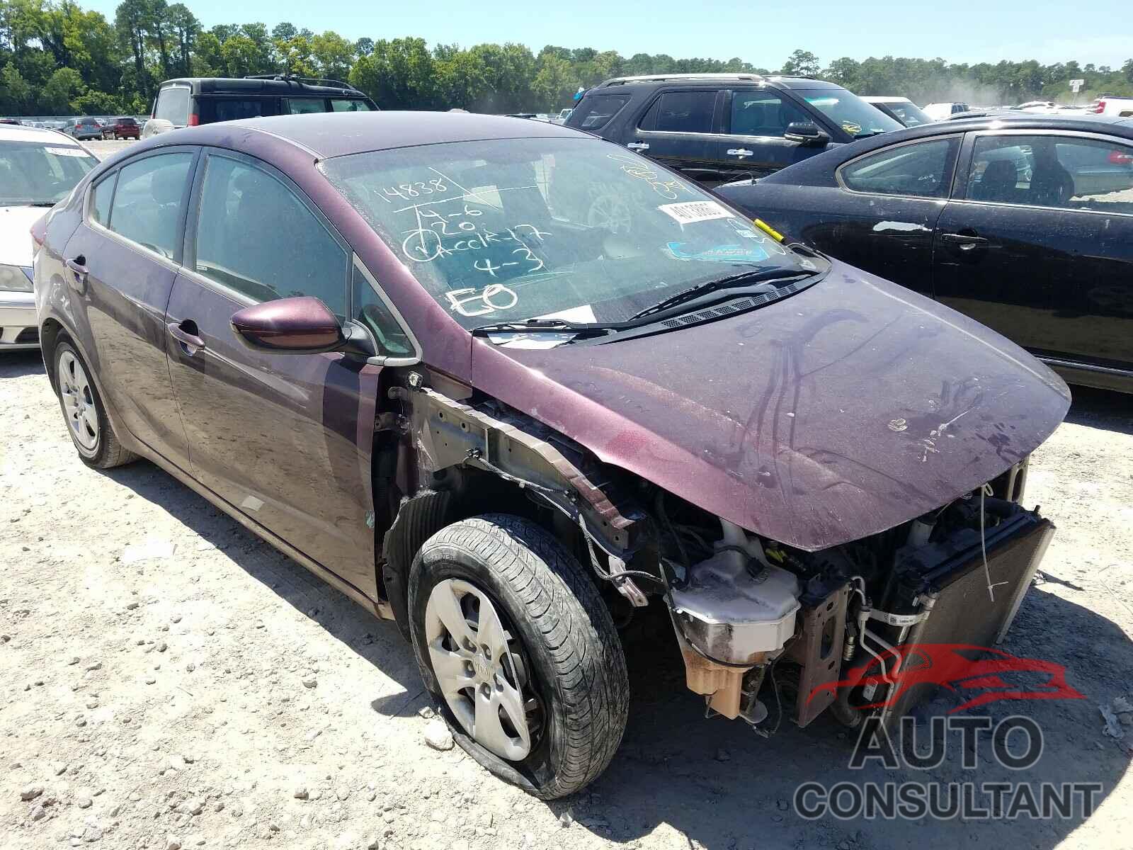 KIA FORTE 2017 - 3KPFK4A79HE144026