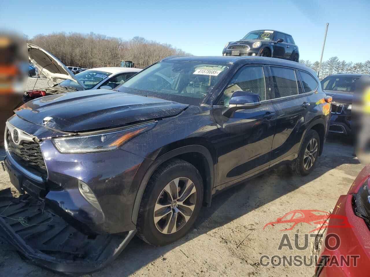 TOYOTA HIGHLANDER 2021 - 5TDGZRBH6MS101025