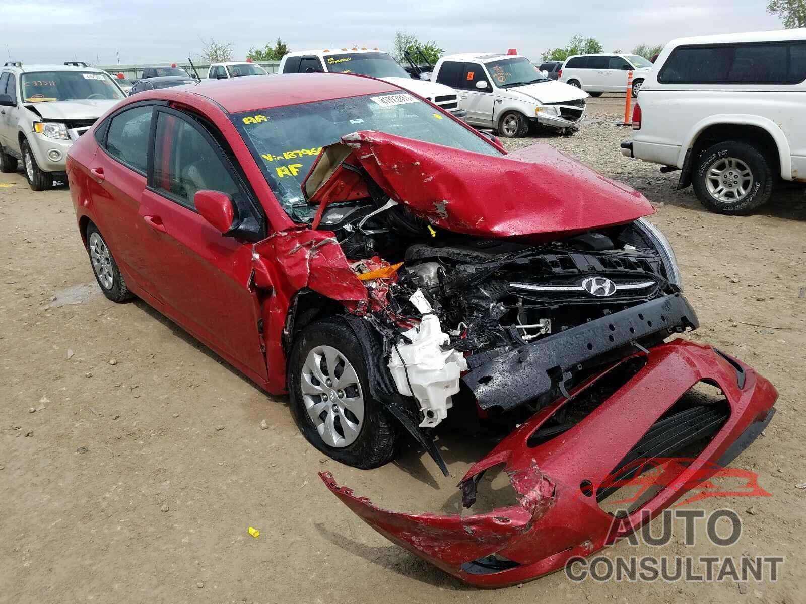 HYUNDAI ACCENT 2017 - KMHCT4AE3HU187966