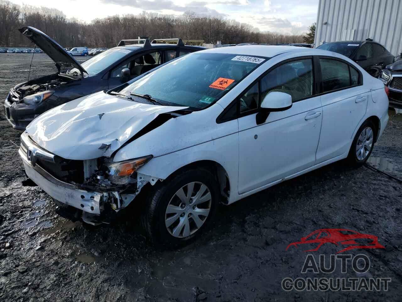 HONDA CIVIC 2012 - 19XFB2F57CE312735