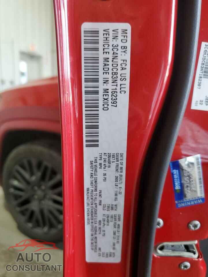 JEEP COMPASS 2022 - 3C4NJDCB3NT162397