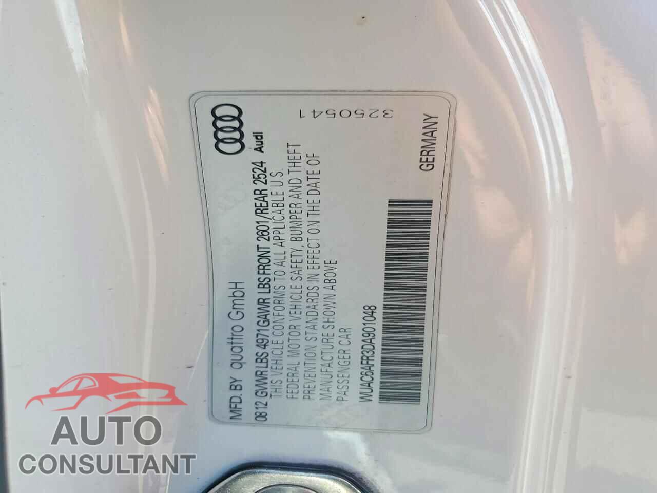 AUDI S5/RS5 2013 - WUAC6AFR3DA901048