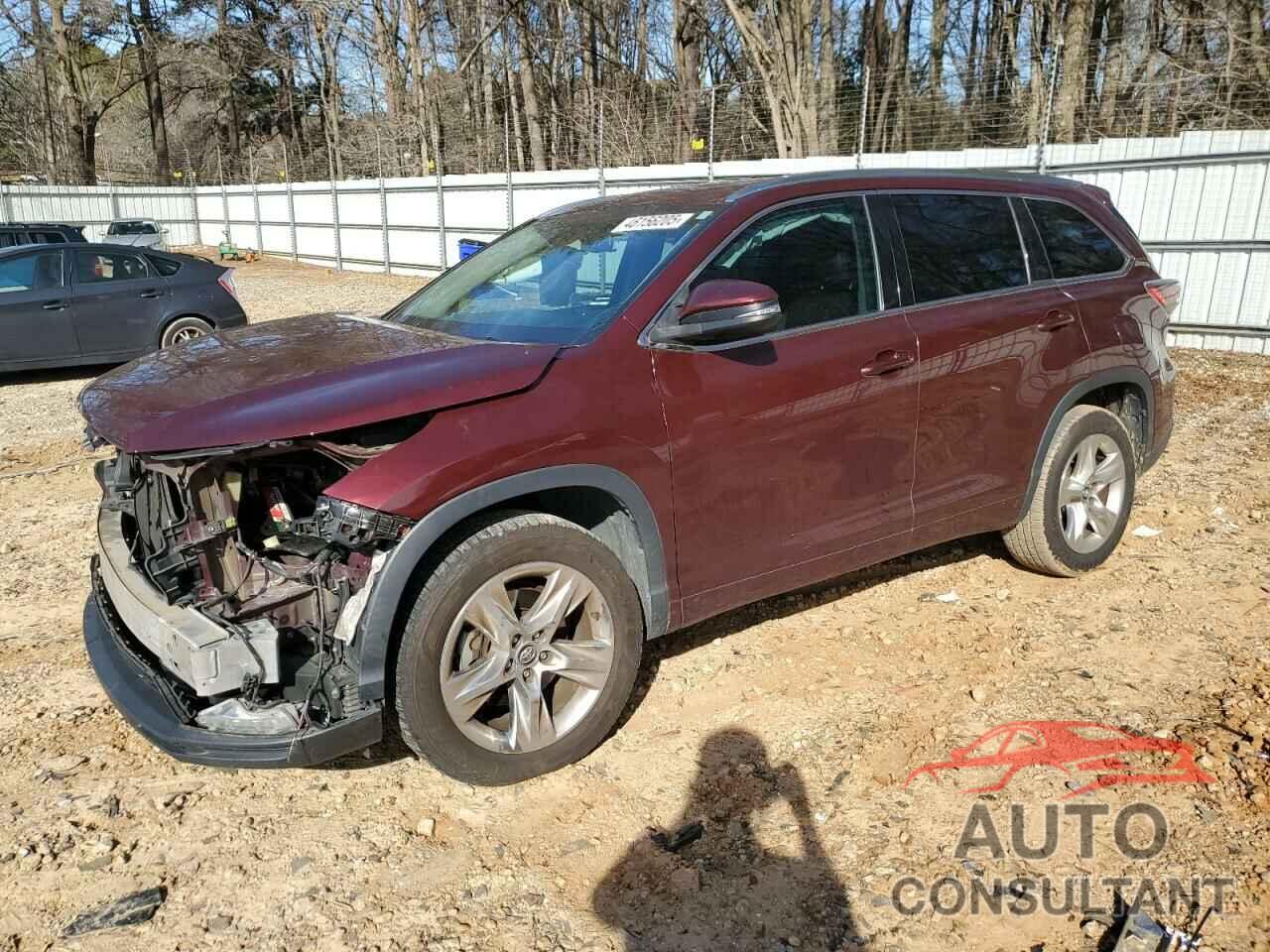 TOYOTA HIGHLANDER 2016 - 5TDYKRFH2GS169751