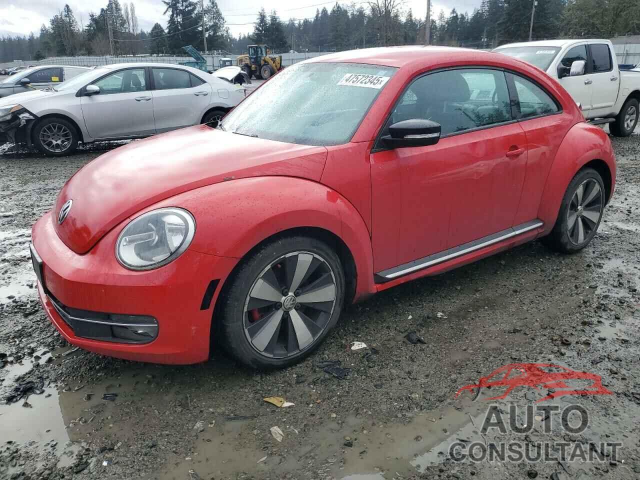 VOLKSWAGEN BEETLE 2012 - 3VWVA7AT4CM624953