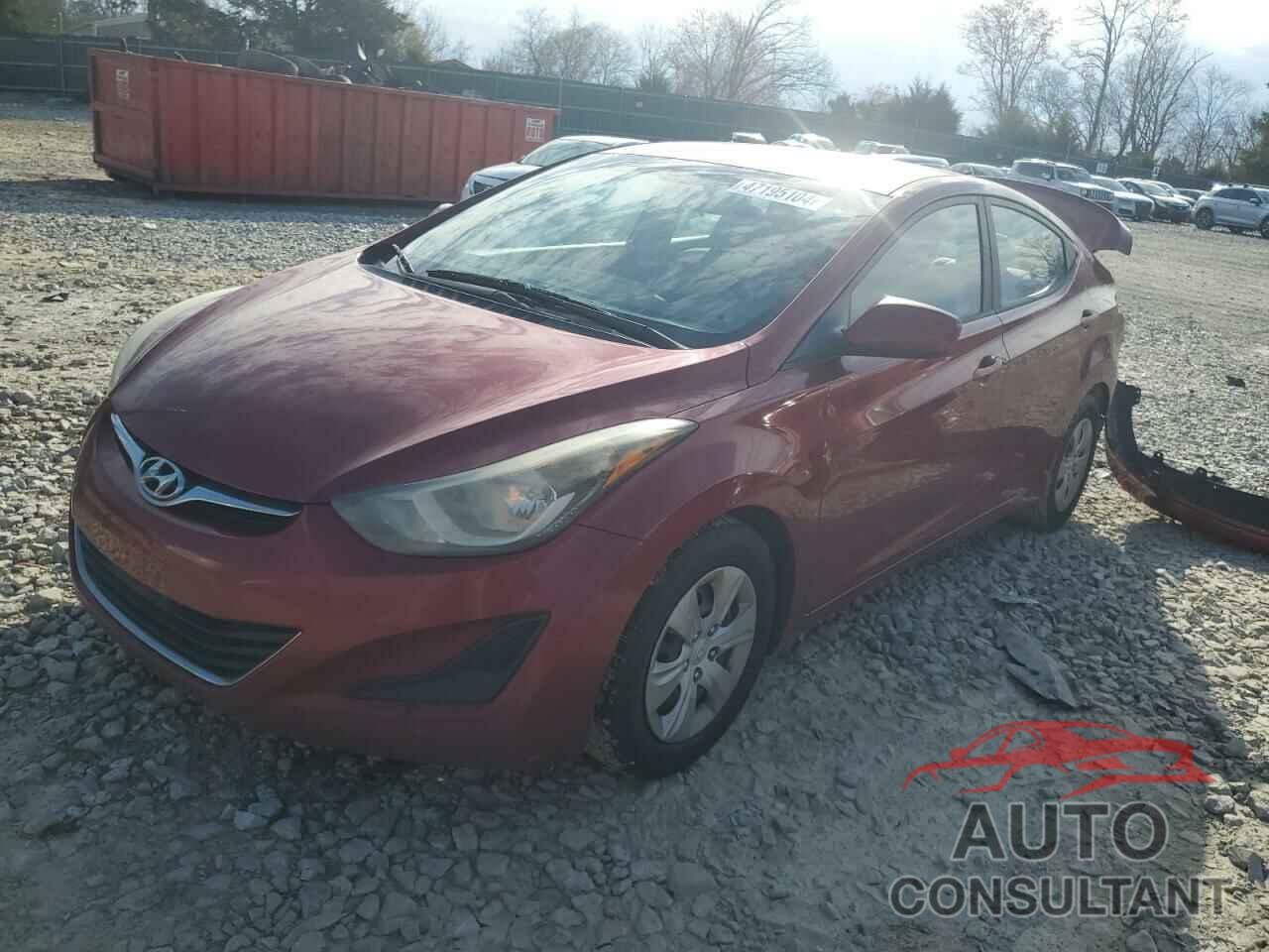 HYUNDAI ELANTRA 2016 - 5NPDH4AEXGH697170