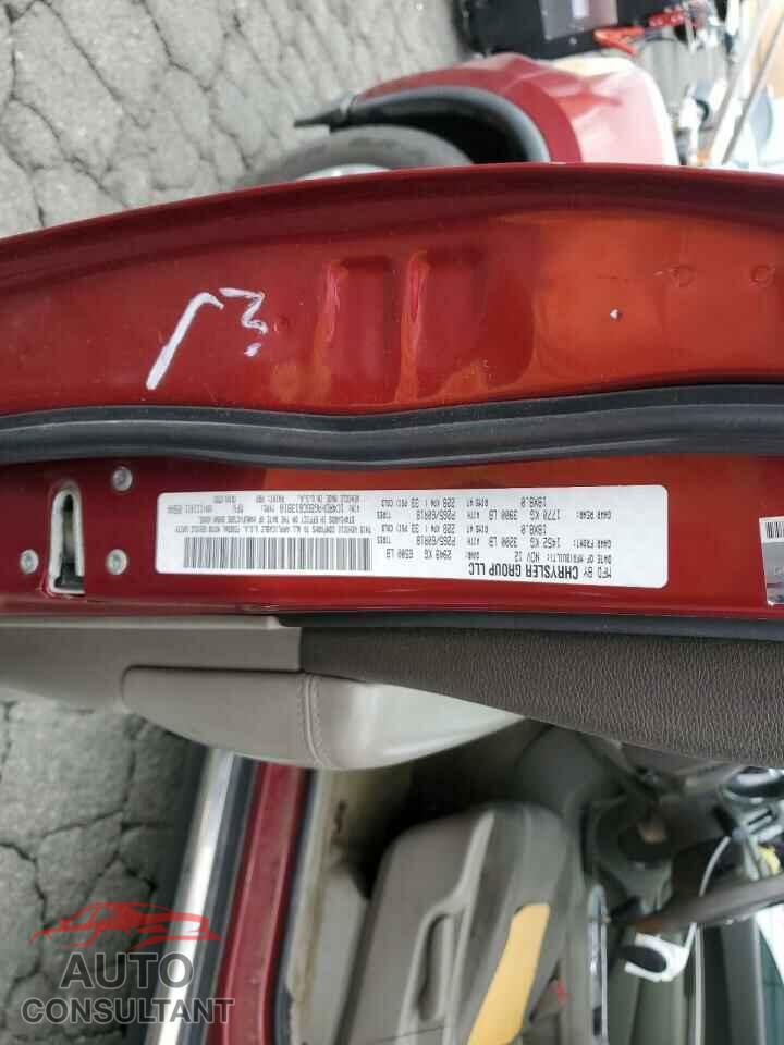 DODGE DURANGO 2013 - 1C4RDHAG9DC613910