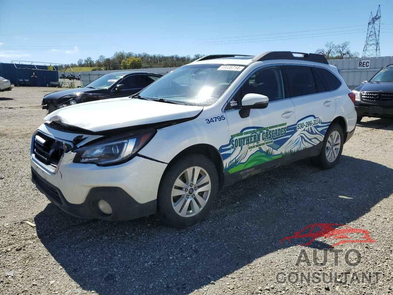 SUBARU OUTBACK 2019 - 4S4BSAHC6K3334795