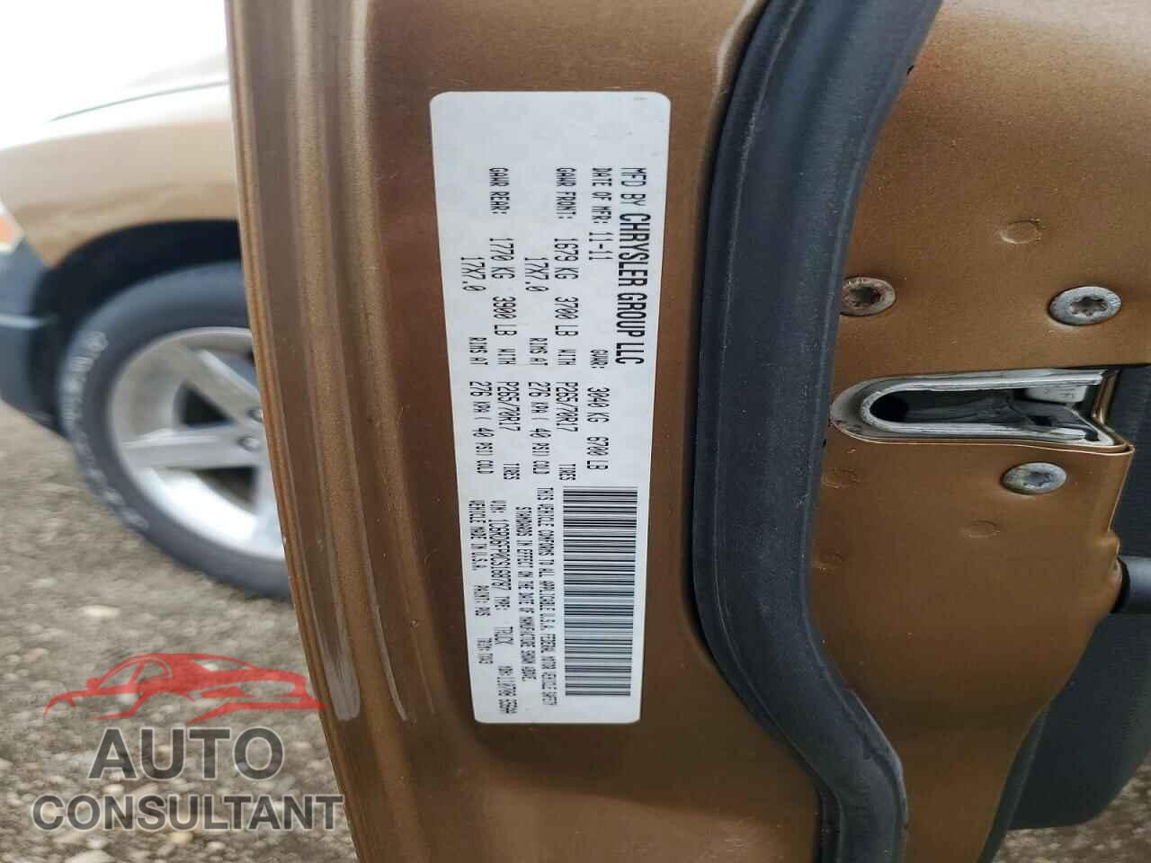 DODGE RAM 1500 2012 - 1C6RD6FP0CS168787