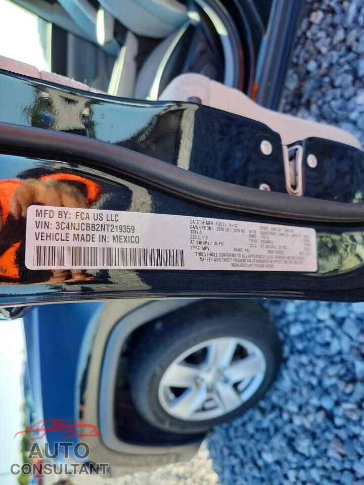 JEEP COMPASS 2022 - 3C4NJCBB2NT219359