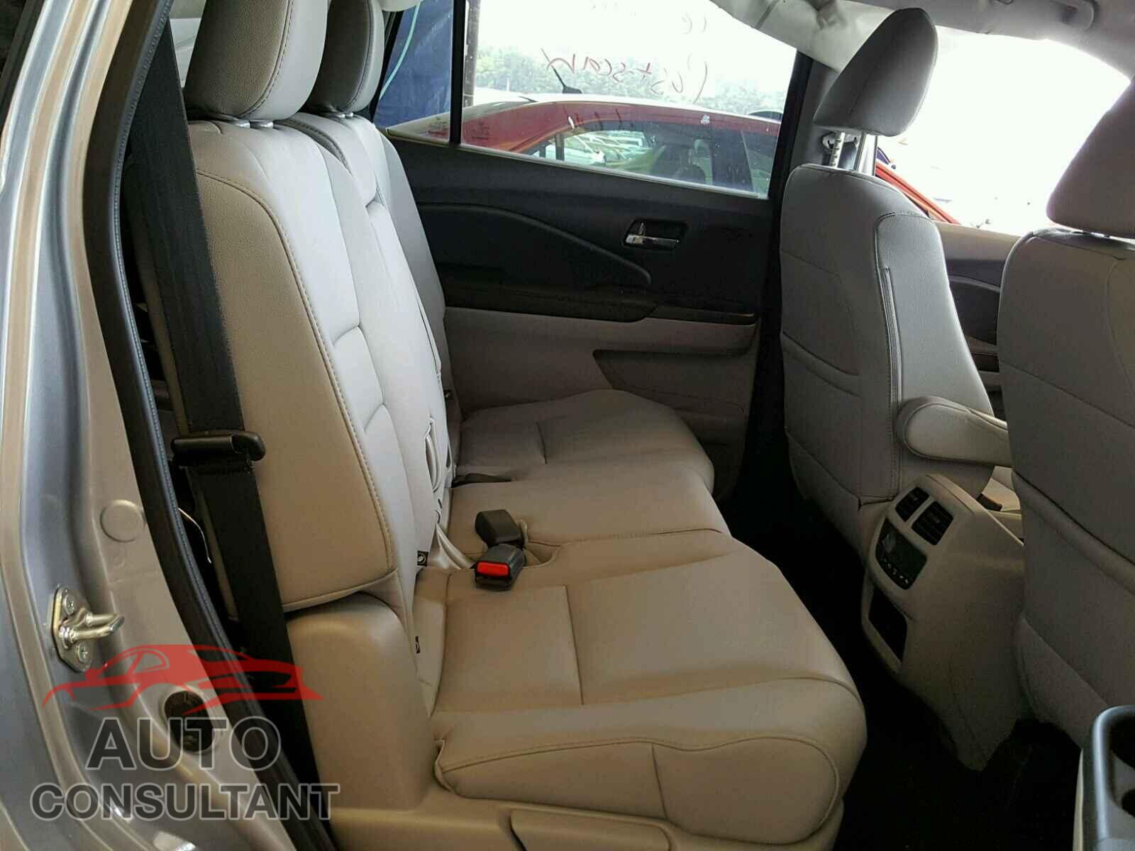 HONDA PILOT EXL 2017 - 5FNYF5H52HB045002