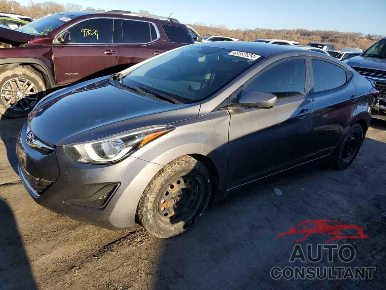 HYUNDAI ELANTRA 2016 - KMHDH4AE9GU646986