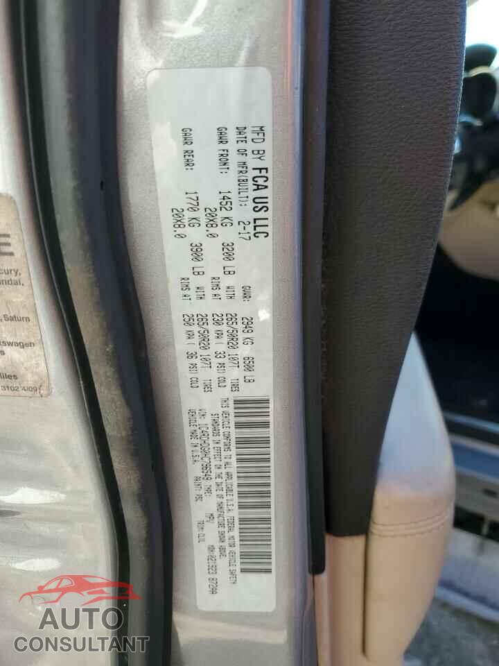 DODGE DURANGO 2017 - 1C4RDHDG0HC796549