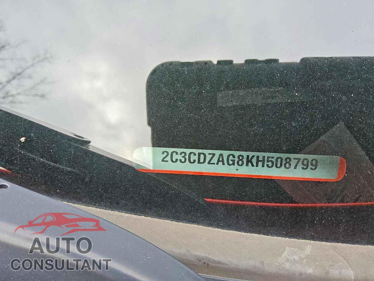 DODGE CHALLENGER 2019 - 2C3CDZAG8KH508799