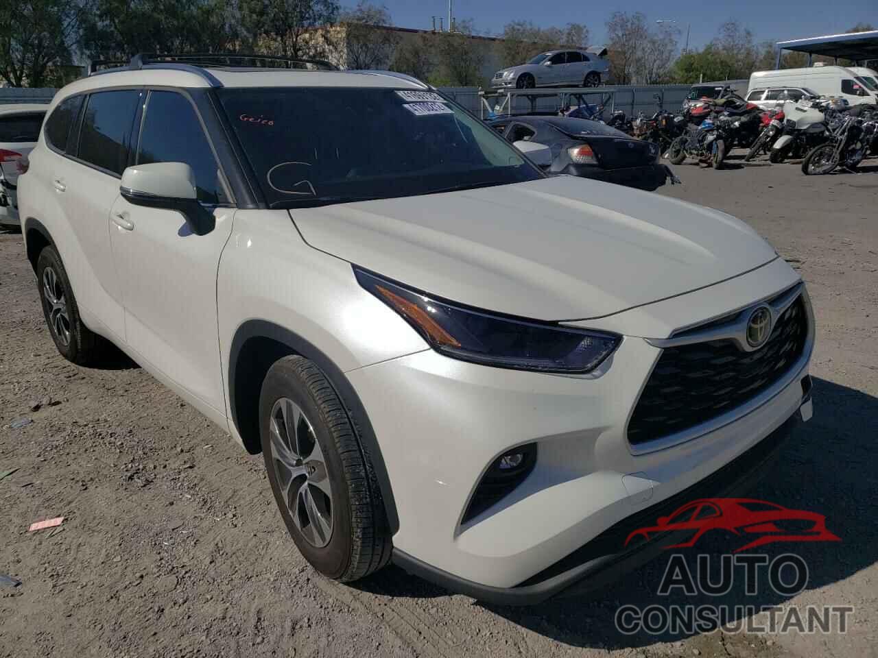 TOYOTA HIGHLANDER 2021 - 5TDHZRAH2MS529941