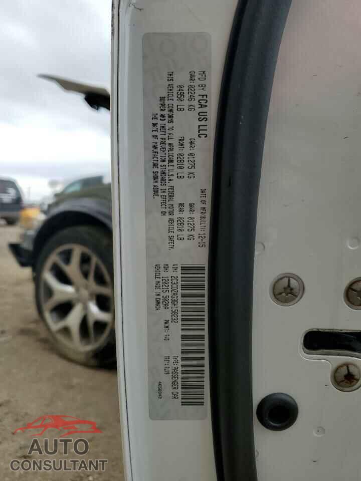 DODGE CHALLENGER 2016 - 2C3CDZAG3GH158232