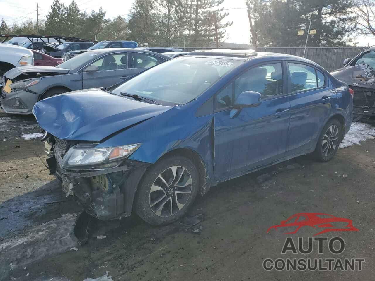 HONDA CIVIC 2013 - 2HGFB2F8XDH507021
