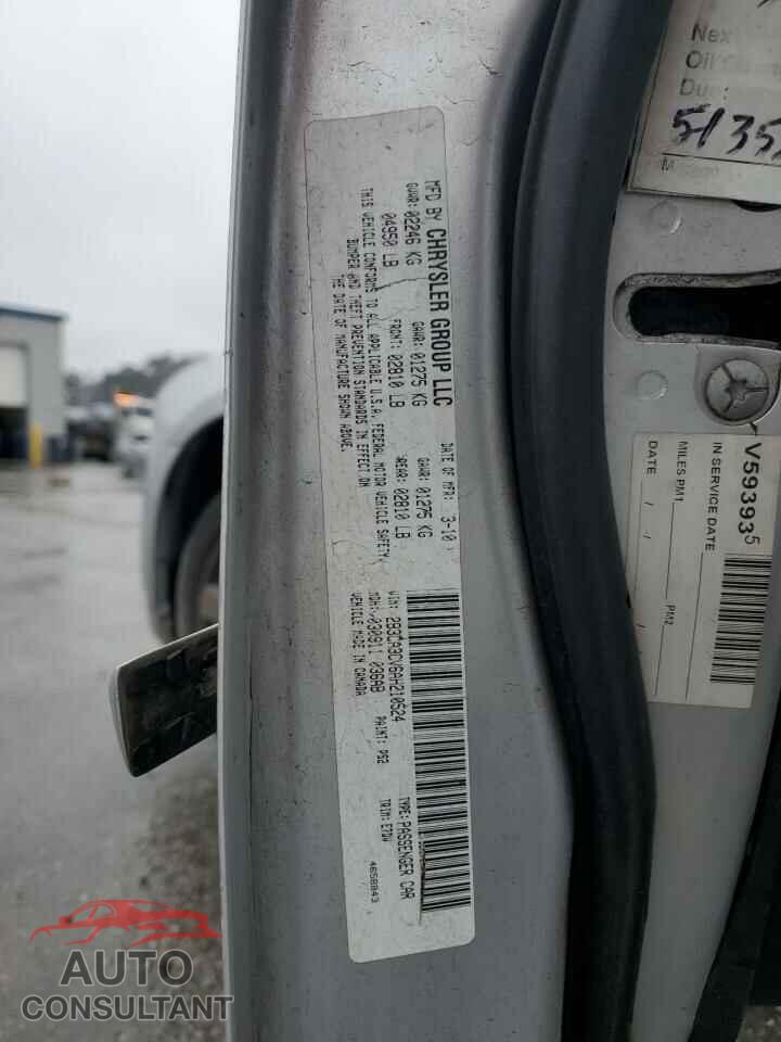 DODGE CHARGER 2010 - 2B3CA3CV6AH210524