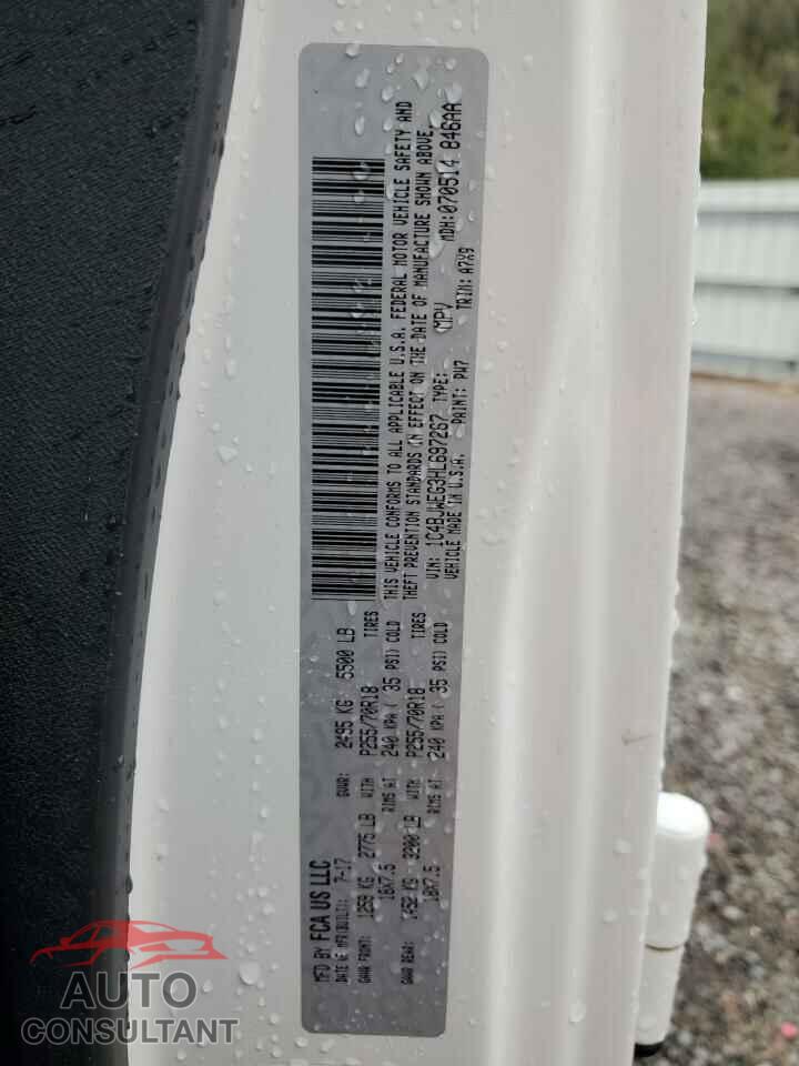 JEEP WRANGLER 2017 - 1C4BJWEG3HL697267