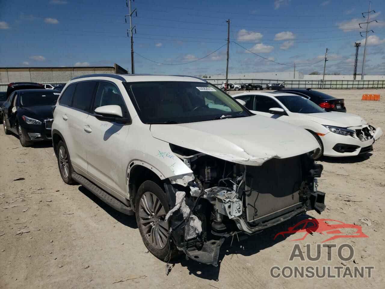 TOYOTA HIGHLANDER 2016 - 5TDYKRFH5GS145203