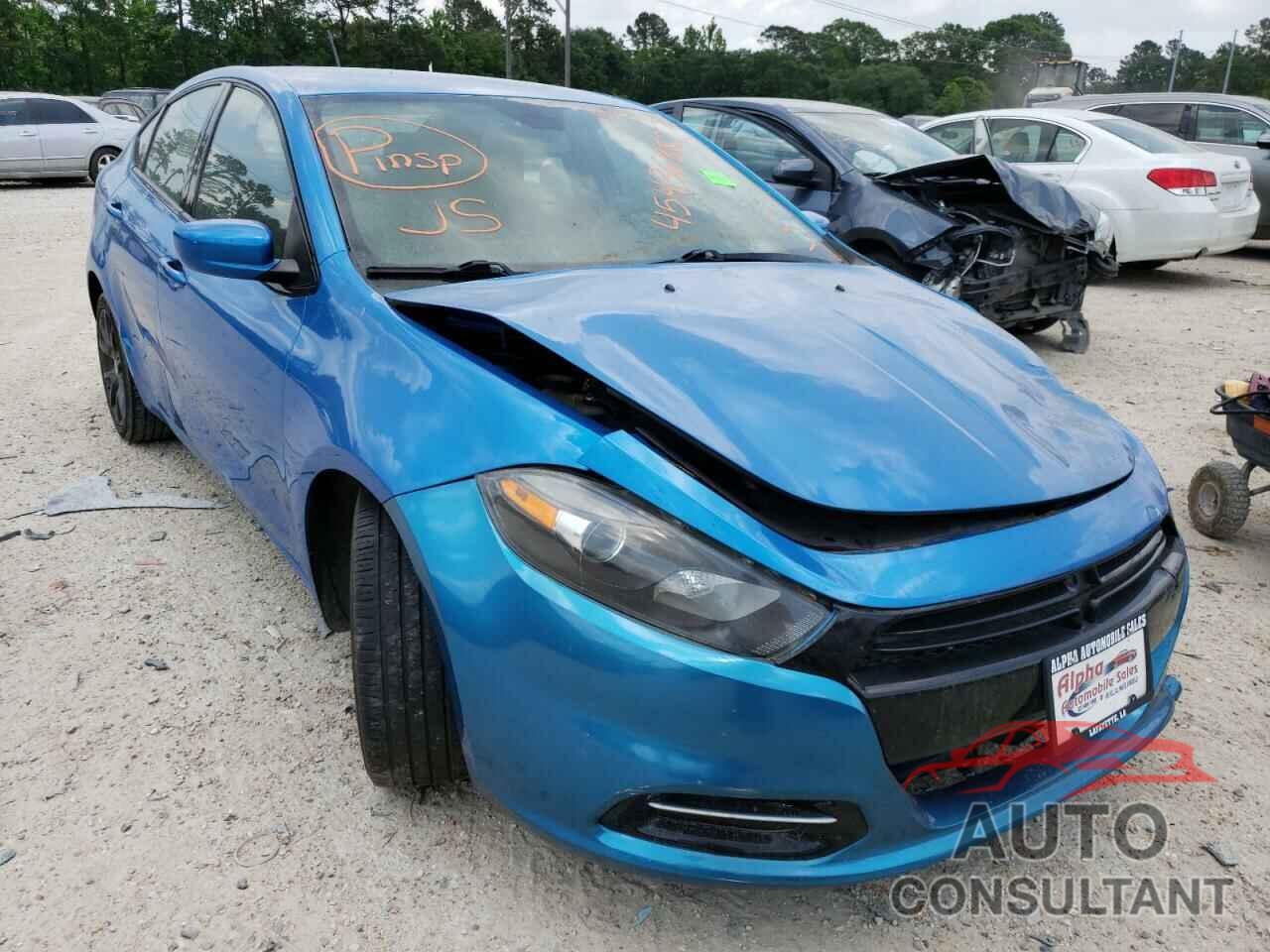 DODGE DART 2016 - 1C3CDFAAXGD606621