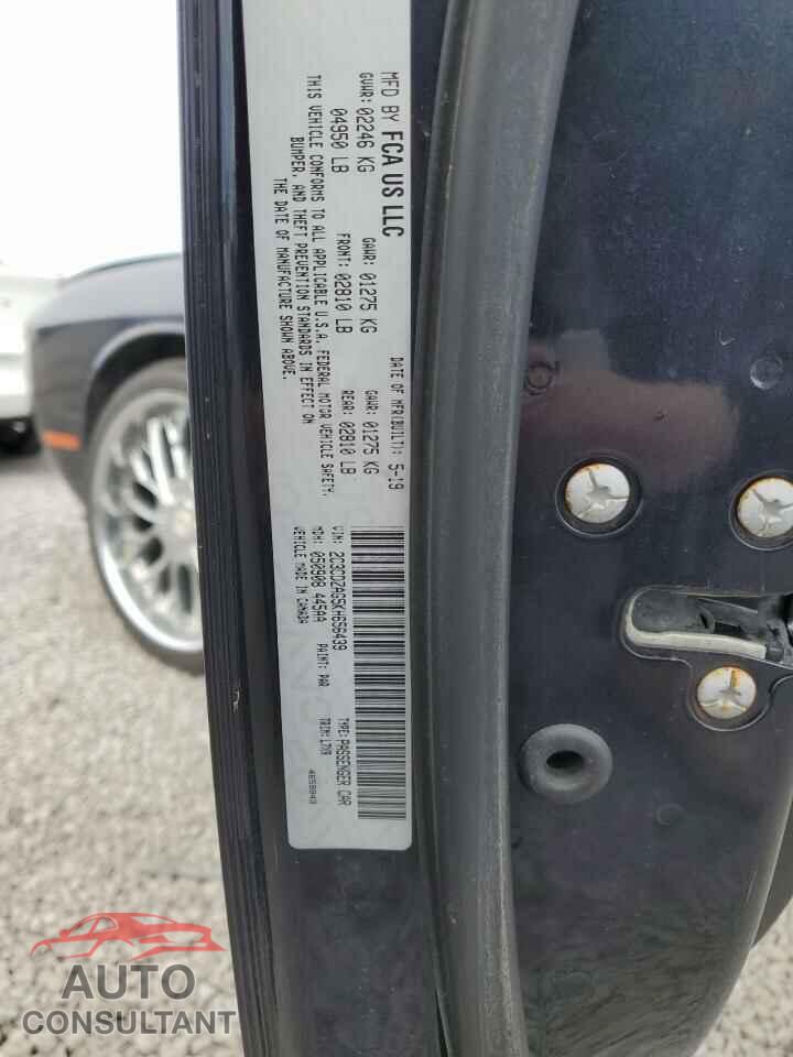 DODGE CHALLENGER 2019 - 2C3CDZAG5KH656439