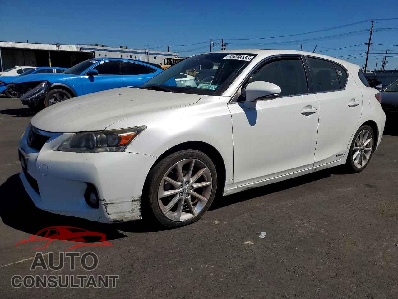 LEXUS CT 200 2011 - JTHKD5BH2B2017658