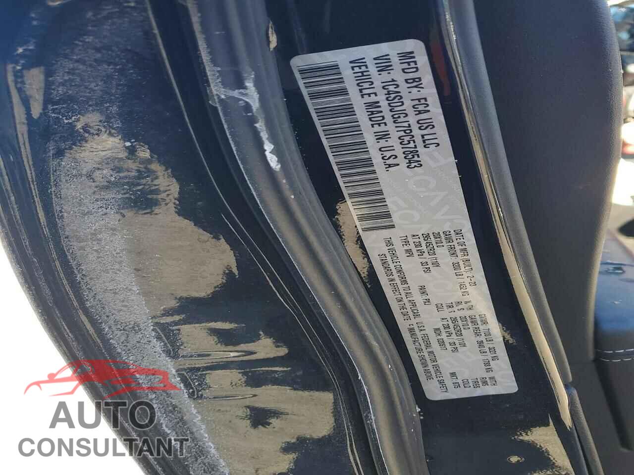 DODGE DURANGO 2023 - 1C4SDJGJ7PC578543