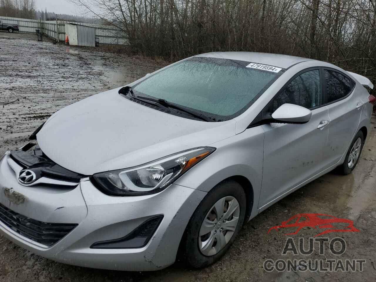 HYUNDAI ELANTRA 2016 - KMHDH4AE7GU490284