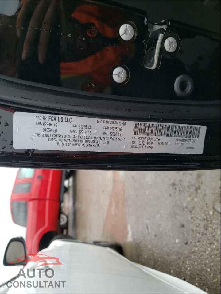 DODGE CHALLENGER 2019 - 2C3CDZAG8KH557789
