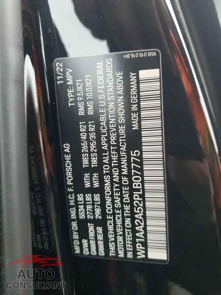 PORSCHE MACAN BASE 2023 - WP1AA2A52PLB07775