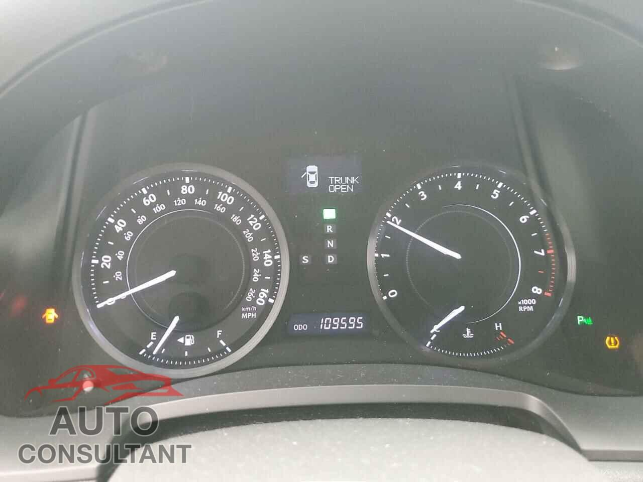 LEXUS IS 2012 - JTHFF2C28C2522934