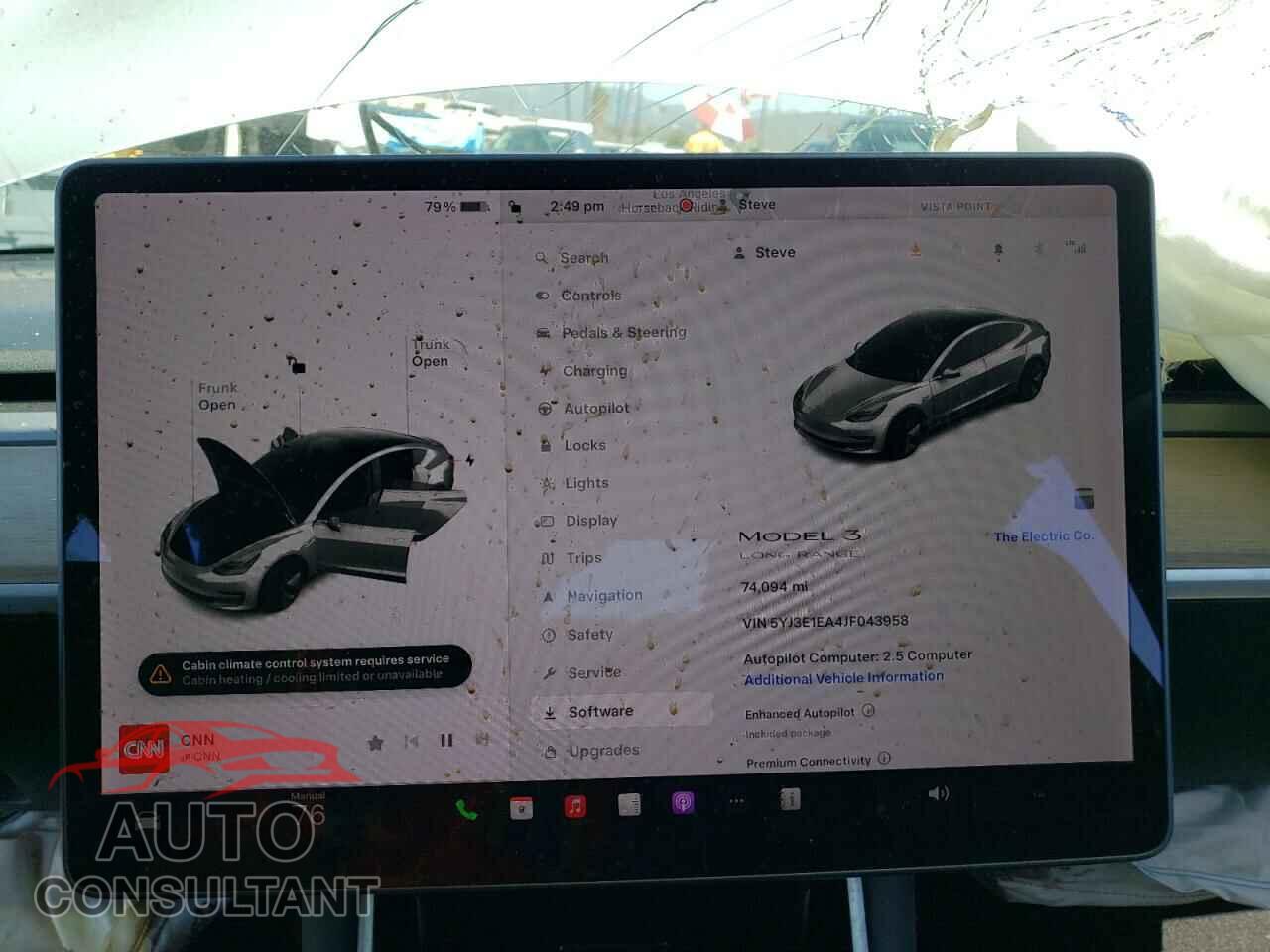 TESLA MODEL 3 2018 - 5YJ3E1EA4JF043958