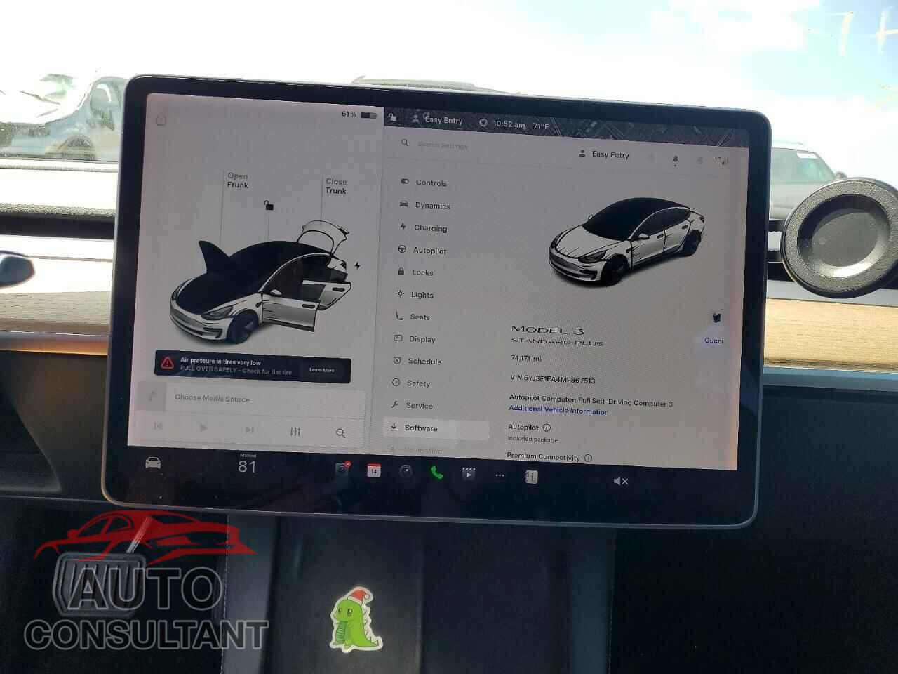 TESLA MODEL 3 2021 - 5YJ3E1EA4MF867513