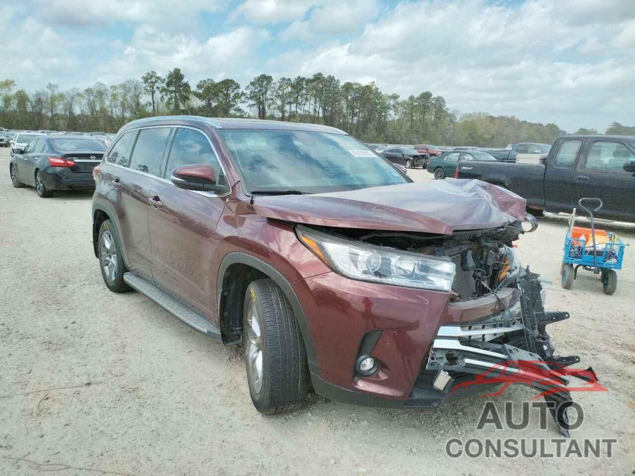 TOYOTA HIGHLANDER 2019 - 5TDYZRFH2KS304540