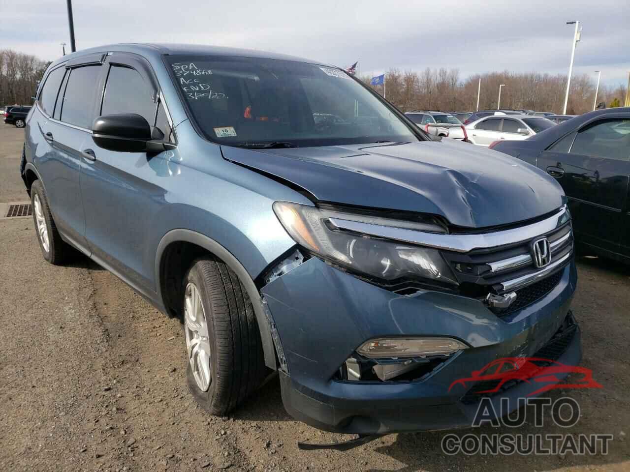 HONDA PILOT 2016 - 5FNYF6H17GB014572
