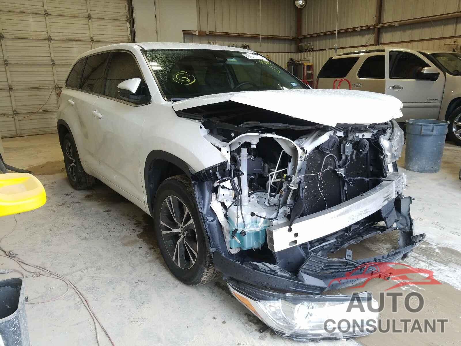 TOYOTA HIGHLANDER 2017 - 5TDZZRFH8HS202236