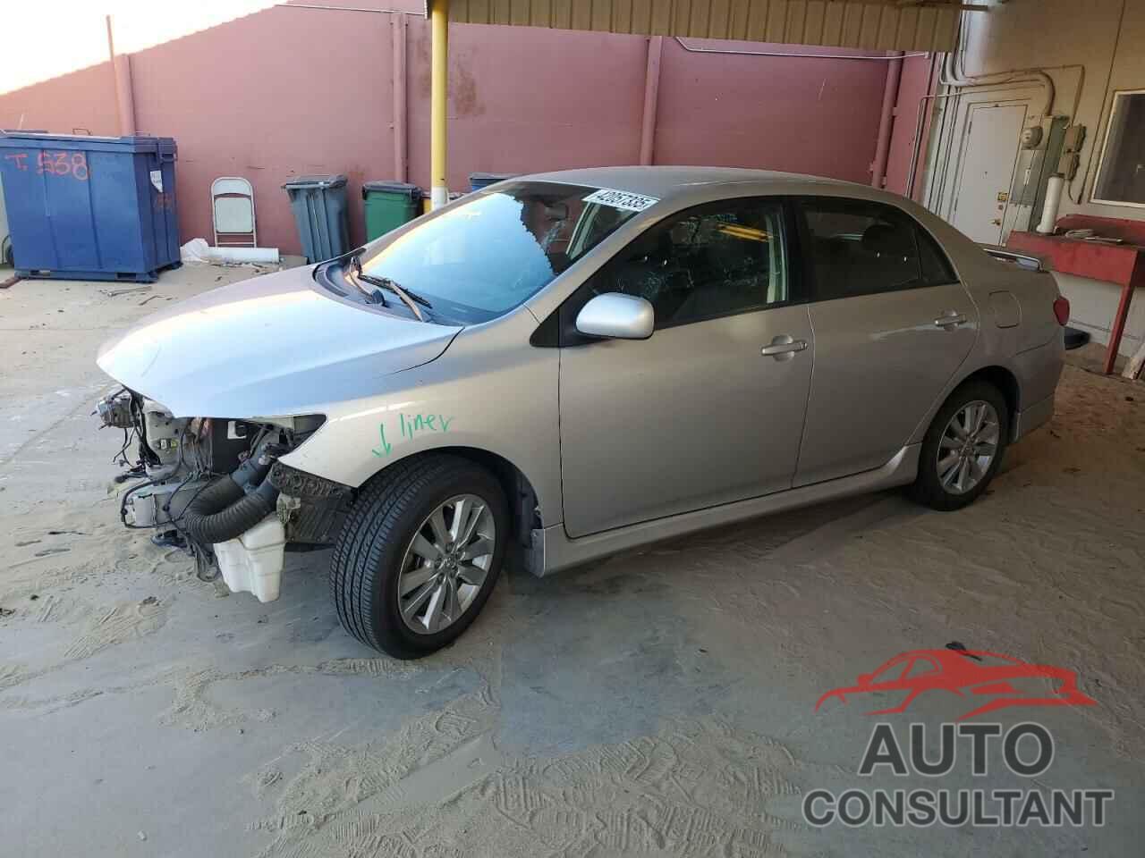 TOYOTA COROLLA 2009 - 1NXBU40EX9Z094258