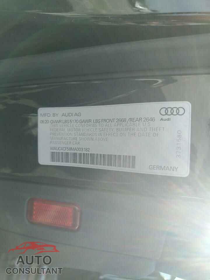 AUDI S5/RS5 2021 - WAUC4CF58MA003182
