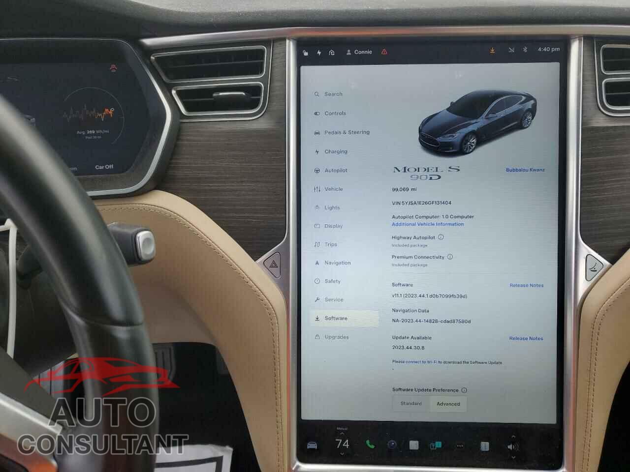 TESLA MODEL S 2016 - 5YJSA1E26GF131404