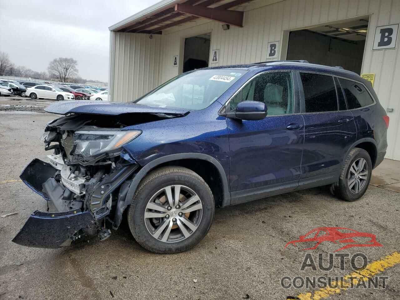 HONDA PILOT 2017 - 5FNYF6H89HB069829