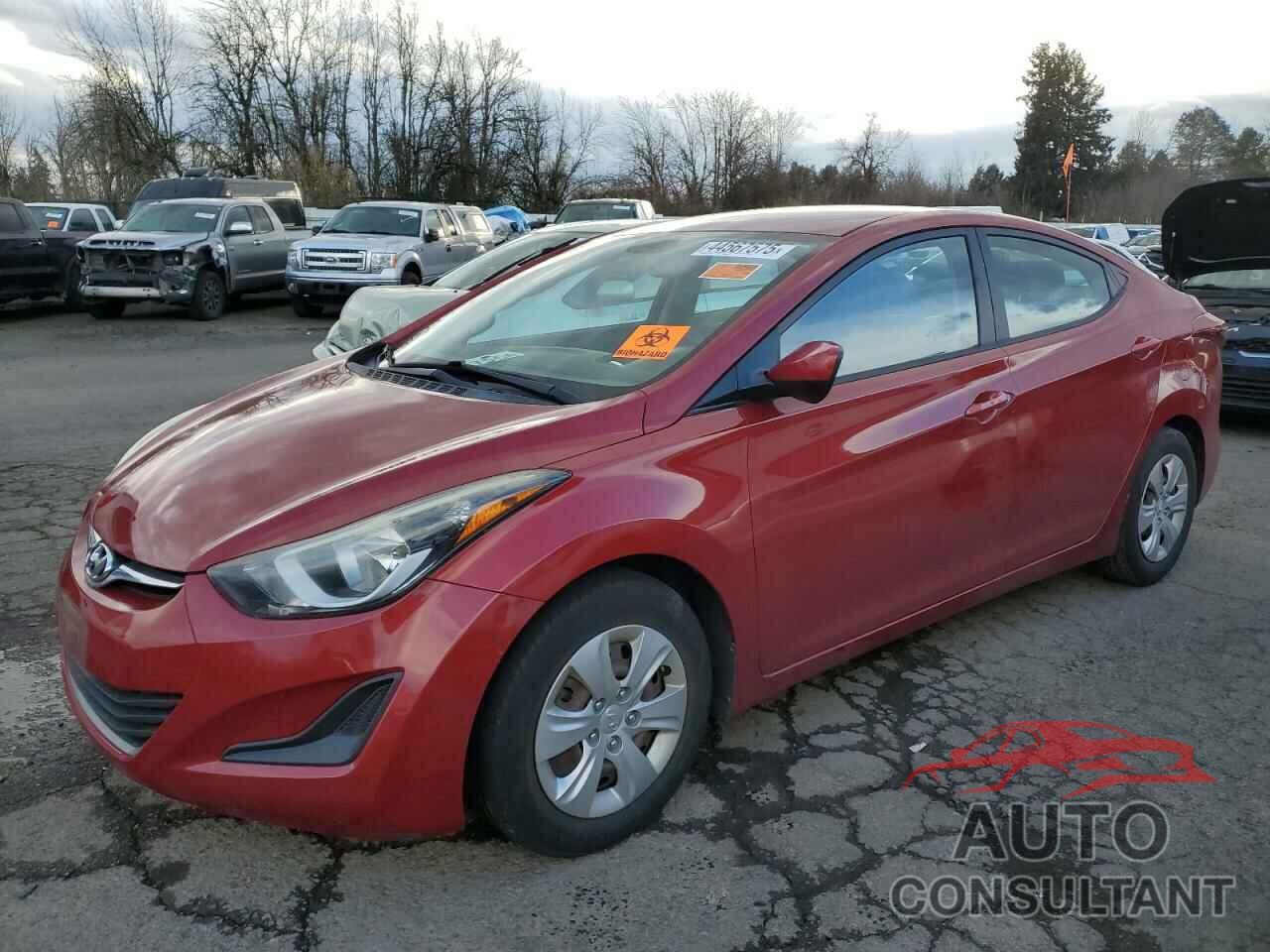HYUNDAI ELANTRA 2016 - KMHDH4AE0GU644835