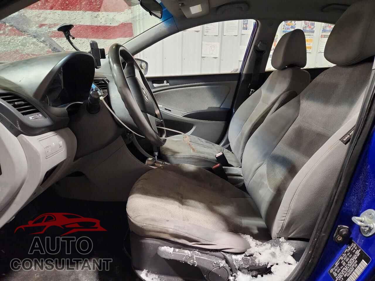 HYUNDAI ACCENT 2012 - KMHCT4AEXCU087548