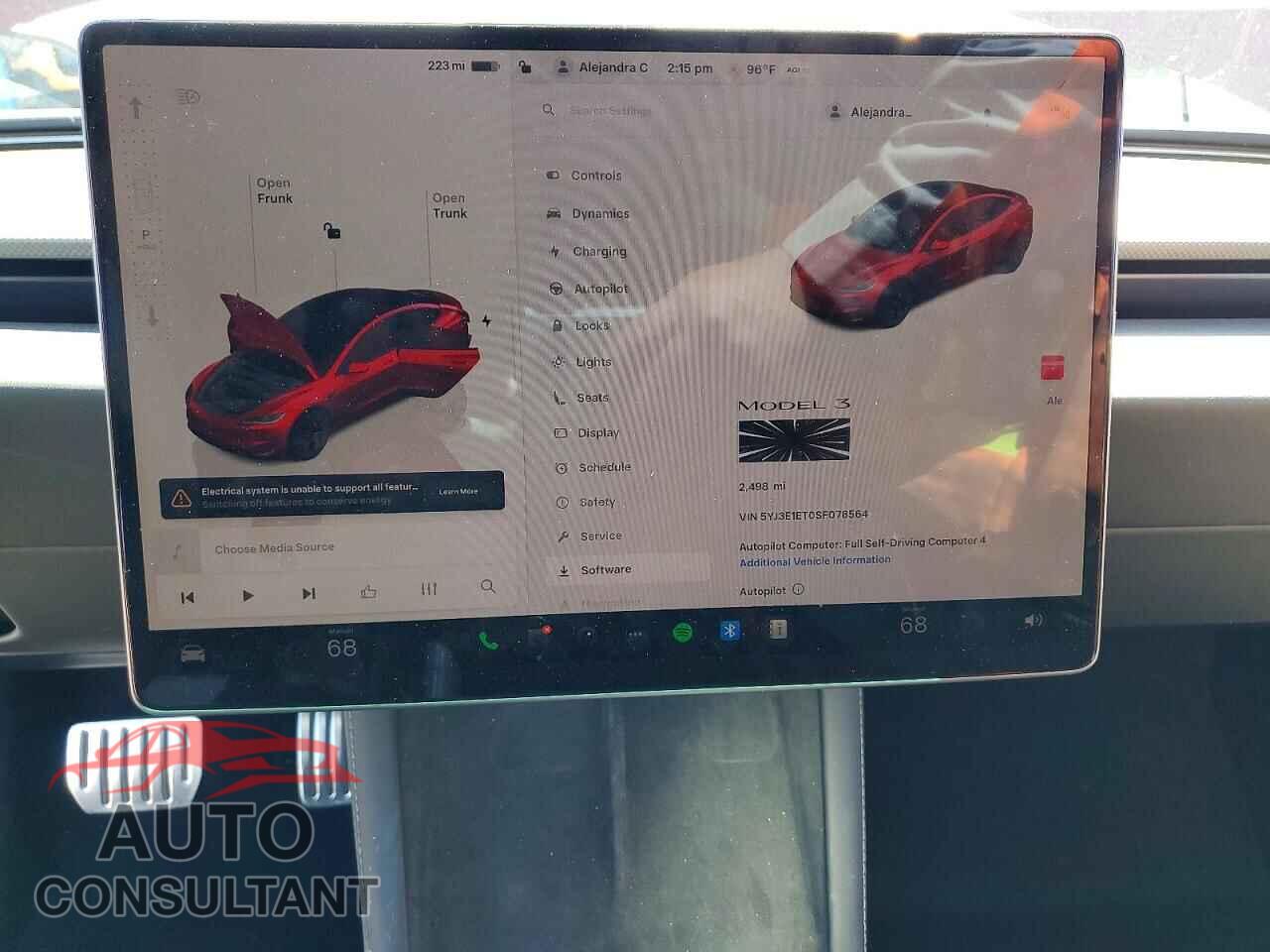 TESLA MODEL 3 2025 - 5YJ3E1ET0SF078564