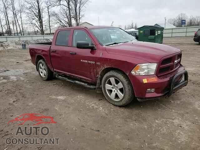 DODGE RAM 1500 2012 - 1C6RD7KT2CS284002