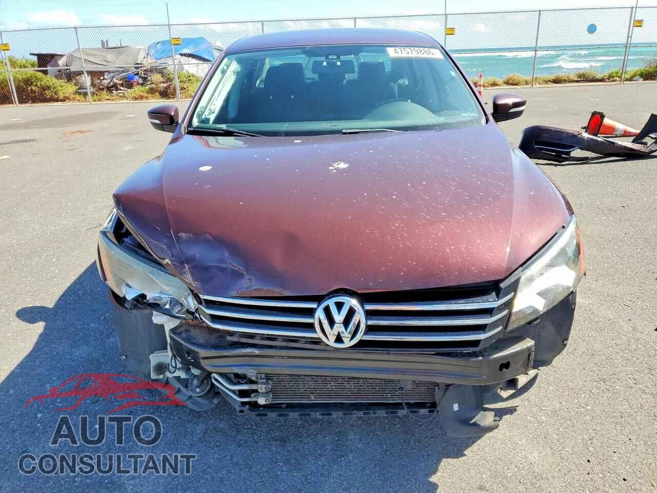 VOLKSWAGEN PASSAT 2013 - 1VWAP7A35DC032977